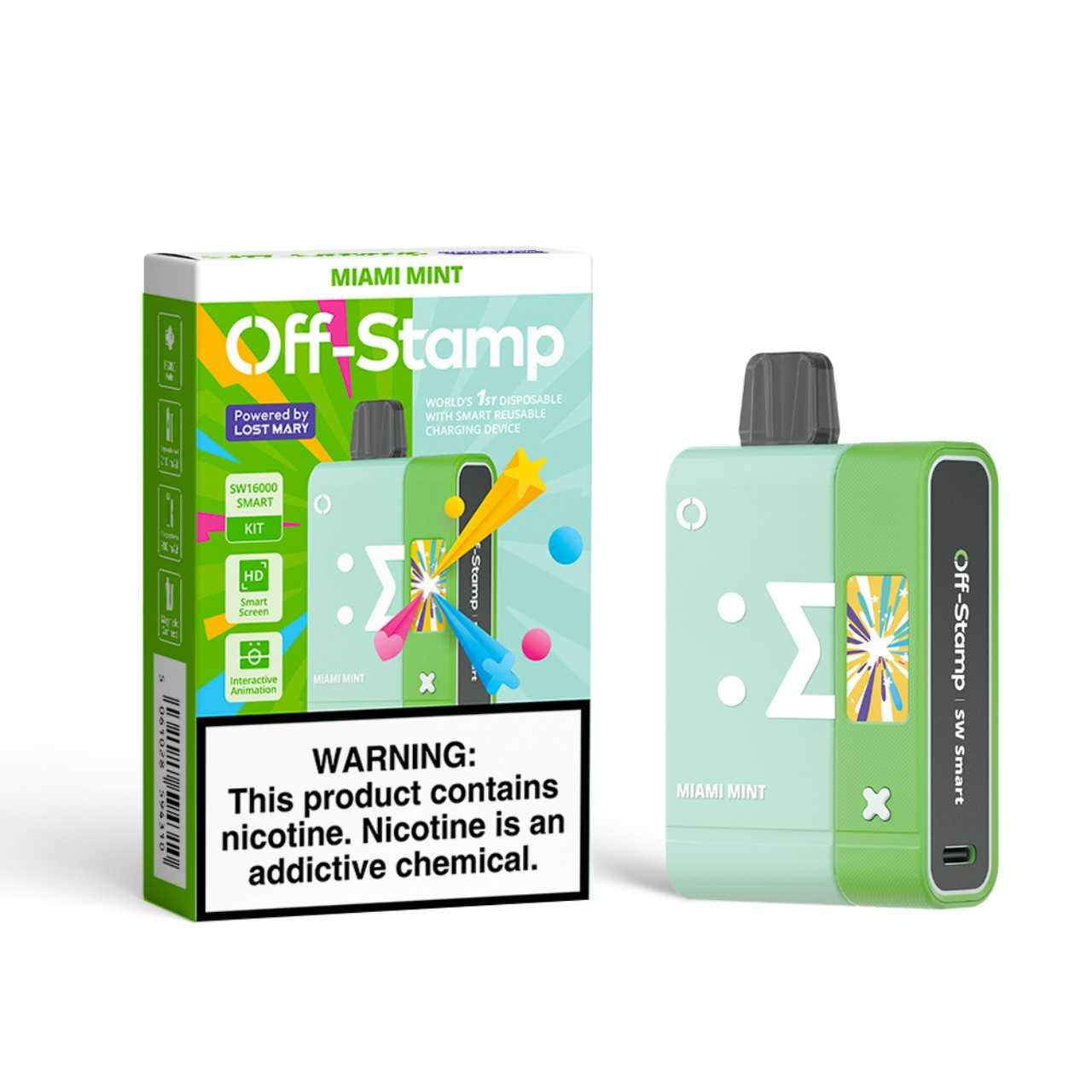 Off Stamp SW16000 Smart Disposable Vape (16k Puffs) | ECigMafia