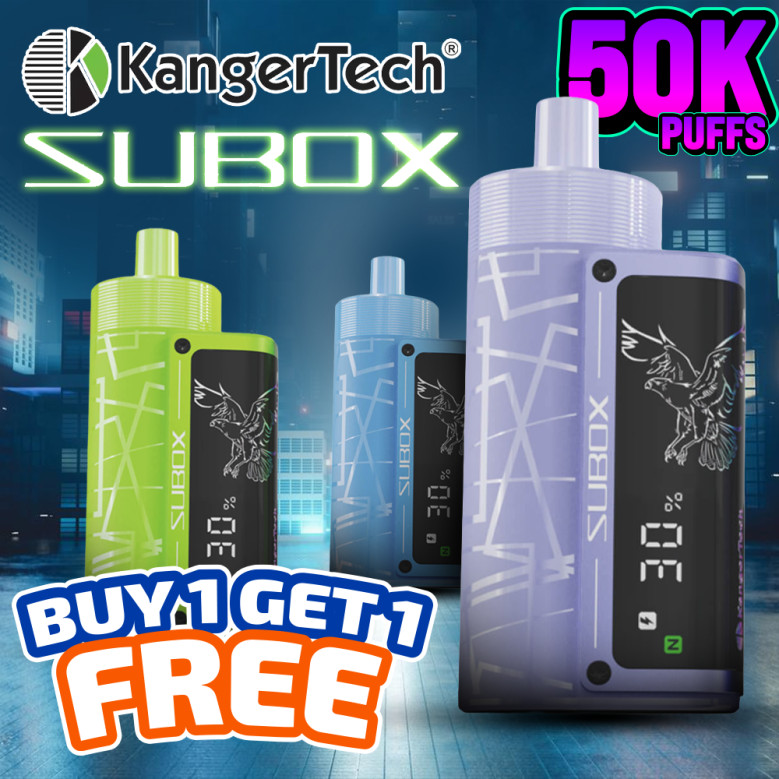 Kanger SUBOX Disposable 50,000 Puffs Available at ECigMafia Kanger SUBOX Disposable 50,000 Puffs Available at ECigMafia