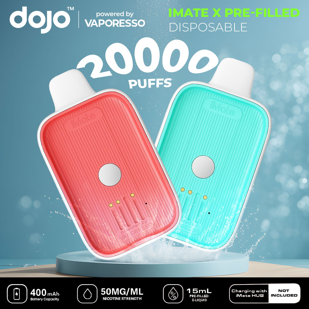 Vaporesso Dojo iMate X Pre-Filled Disposable Replacement Pod | 20k