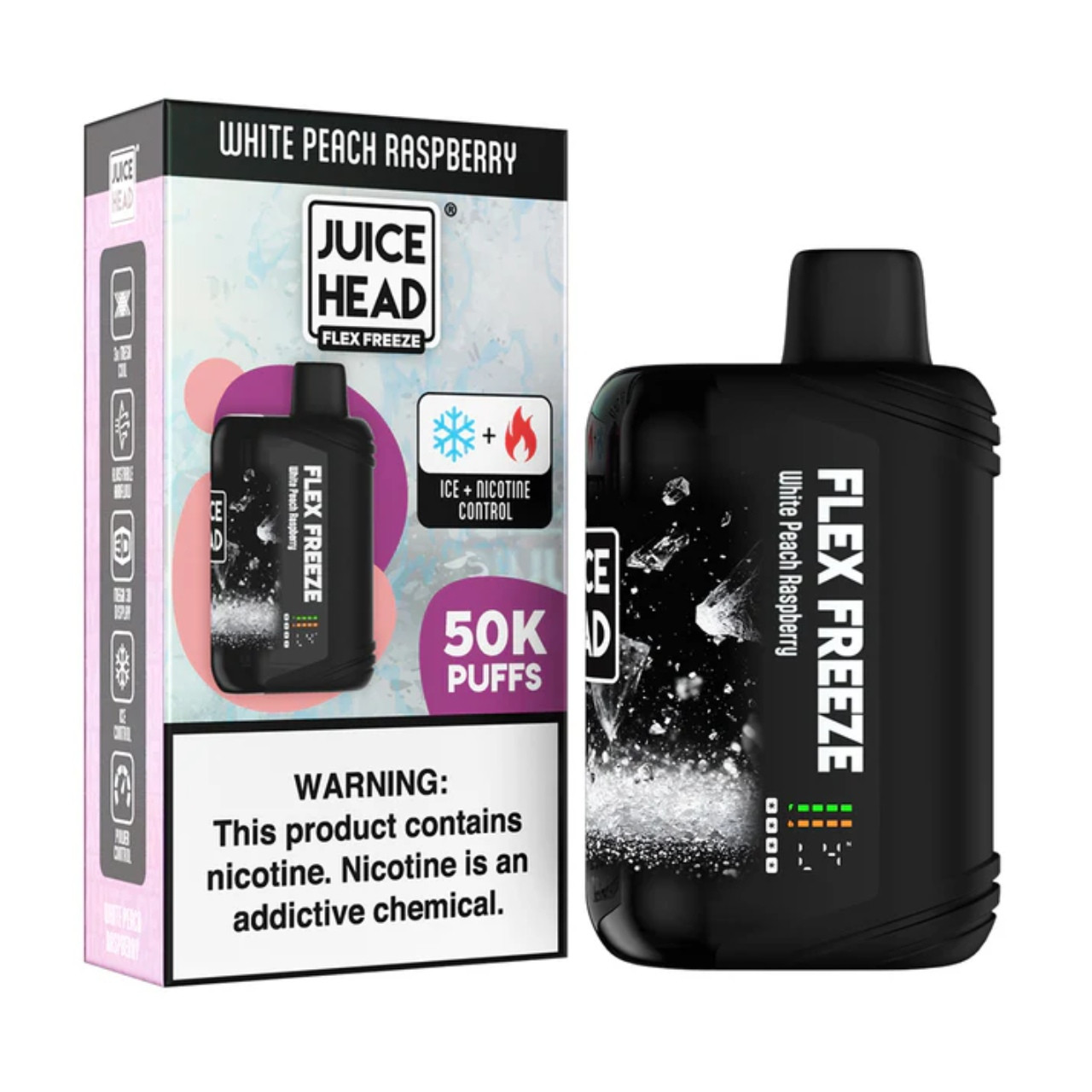 Buy Juice Head Flex Freeze Disposable Vape (50000 Puffs)