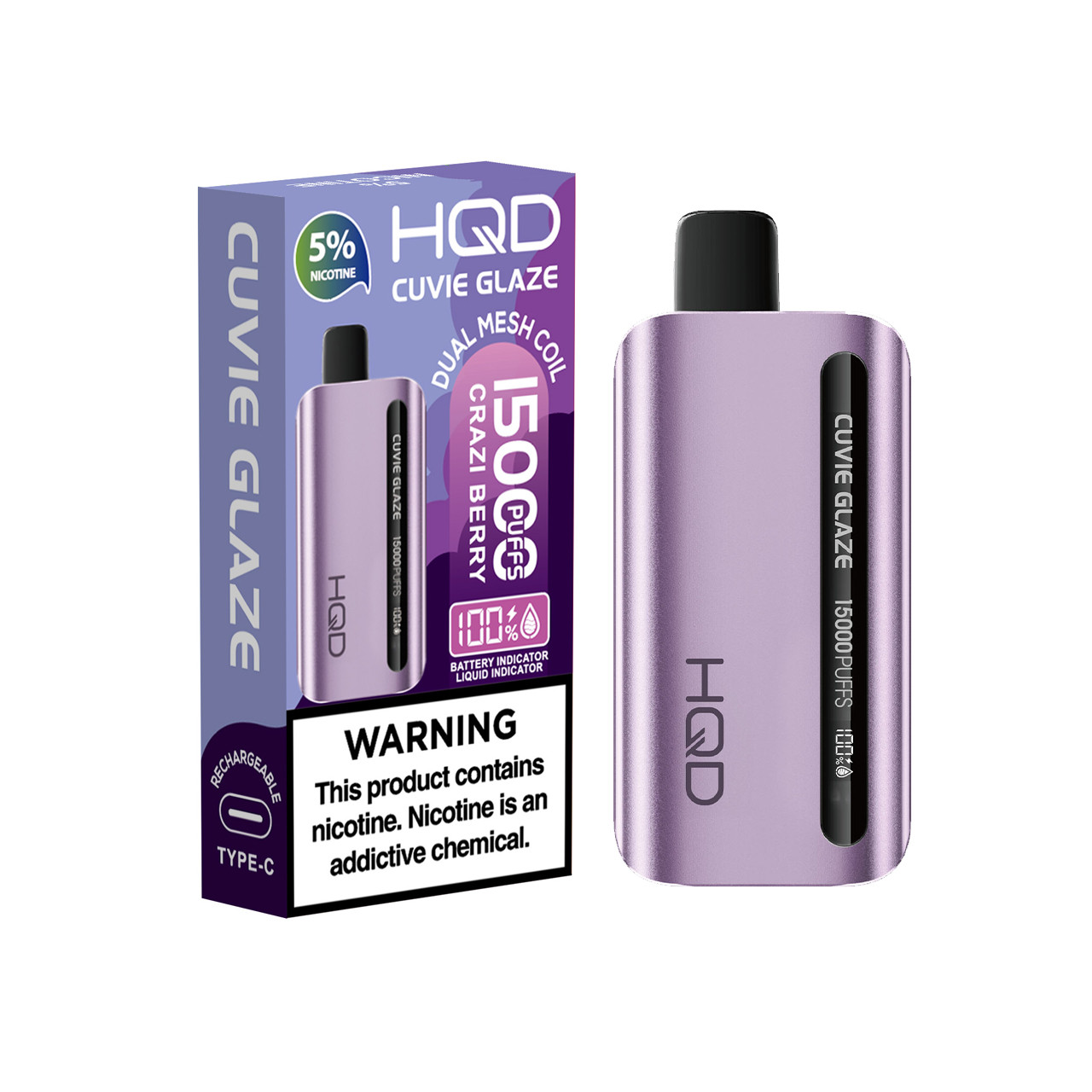 vape hqd Shop HQD Cuvie Glaze Disposable Vape (15000 Puffs)