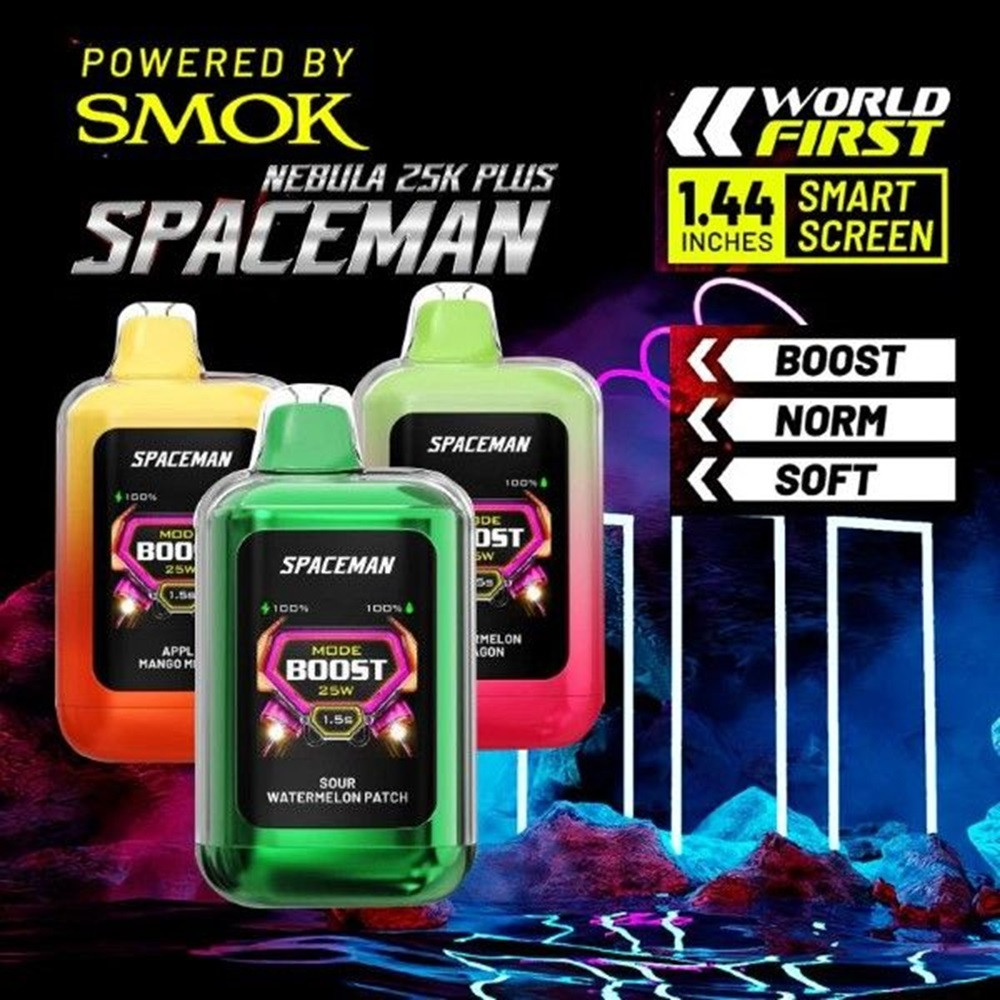 spaceman nebula 25000 plus disposable vape SMOK SpaceMan Nebula Plus Disposable 25000 Puffs