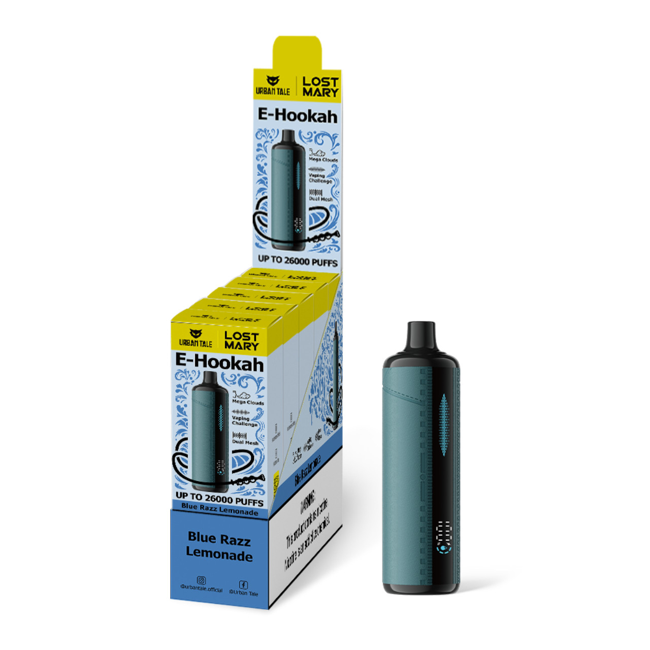 Urban Tale X Lost Mary Hookah Vape – 26000 Puffs