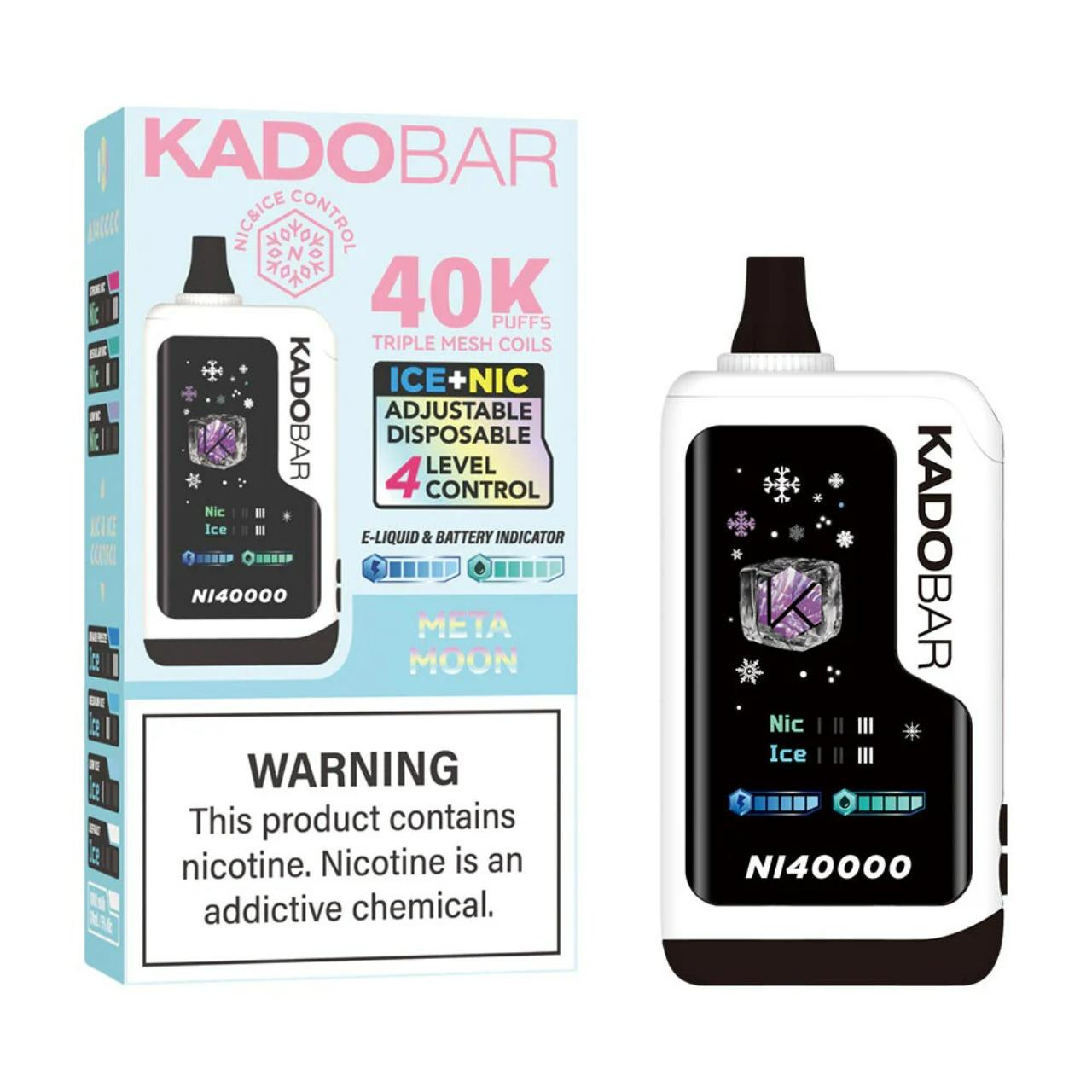 Kado Bar NI40K Disposable Vape – 40000 Puffs