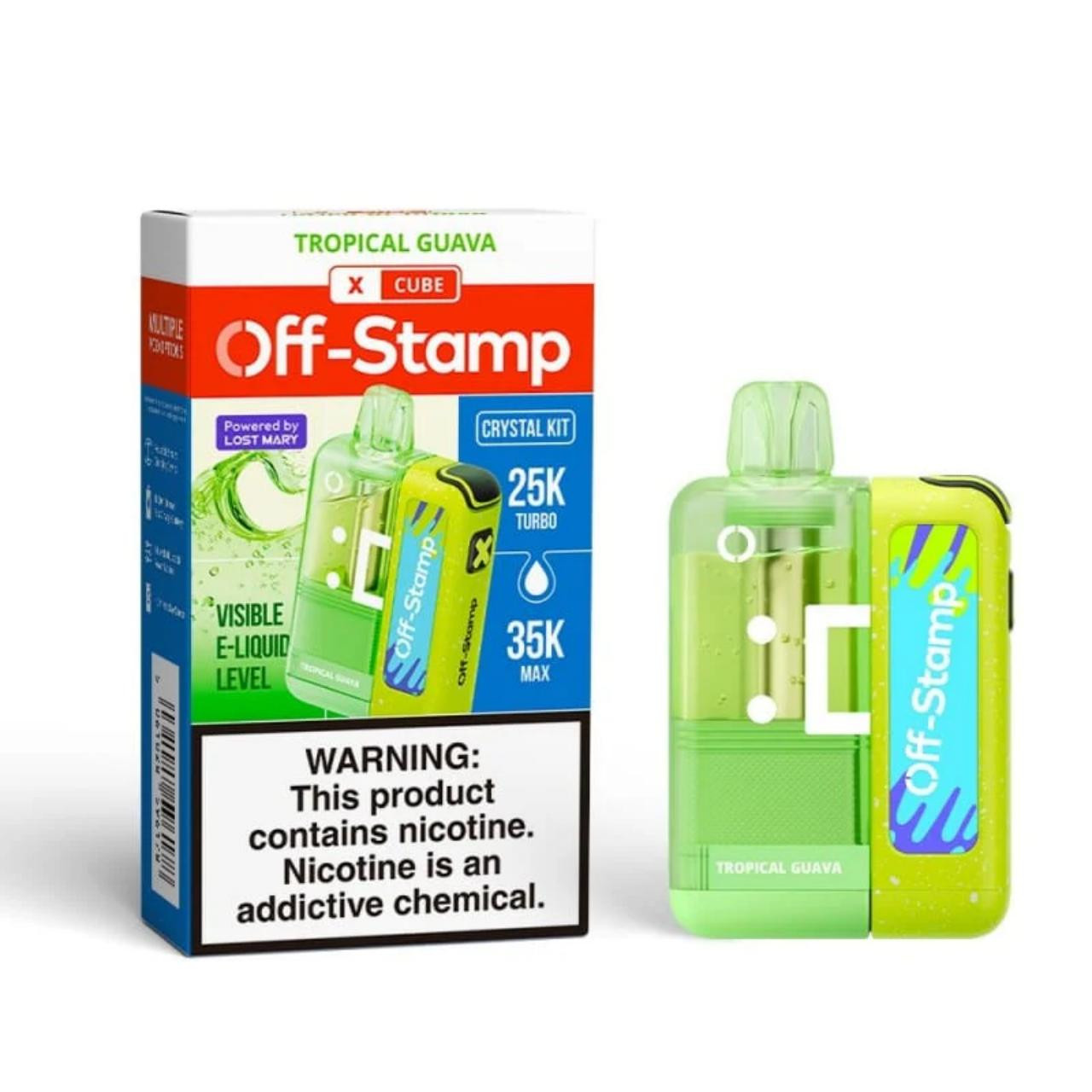 off stamp vape flavors Black Mint Off Stamp X-Cube Kit Crystal main image 1