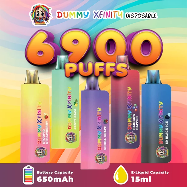 69 video disposable vape Premium Dummy Xfinity 6900 Puffs Classic Tobacco LOST MARY flavors:STRAWBERRY BANANA vape pods near me