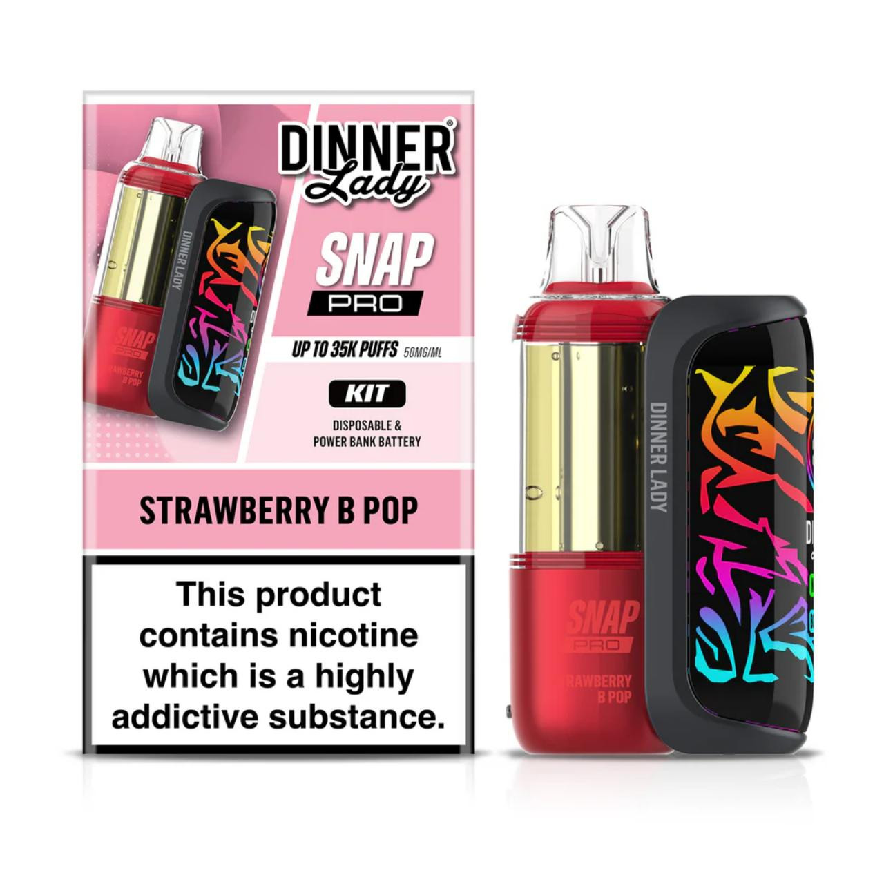 Shop Dinner Lady Snap Pro Kit Disposable  35,000 Puffs of Flavor