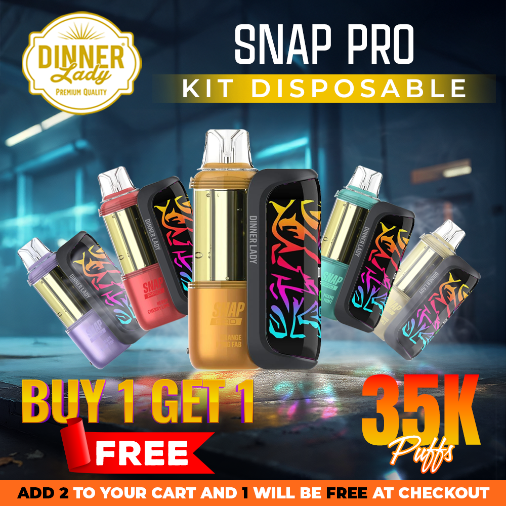 snap pod vape Shop Dinner Lady Pro Kit Disposable – 35,000 Puffs of Flavor Flavor:Scary Berry Flying Horse Disposable 5g: frozen cherry apple