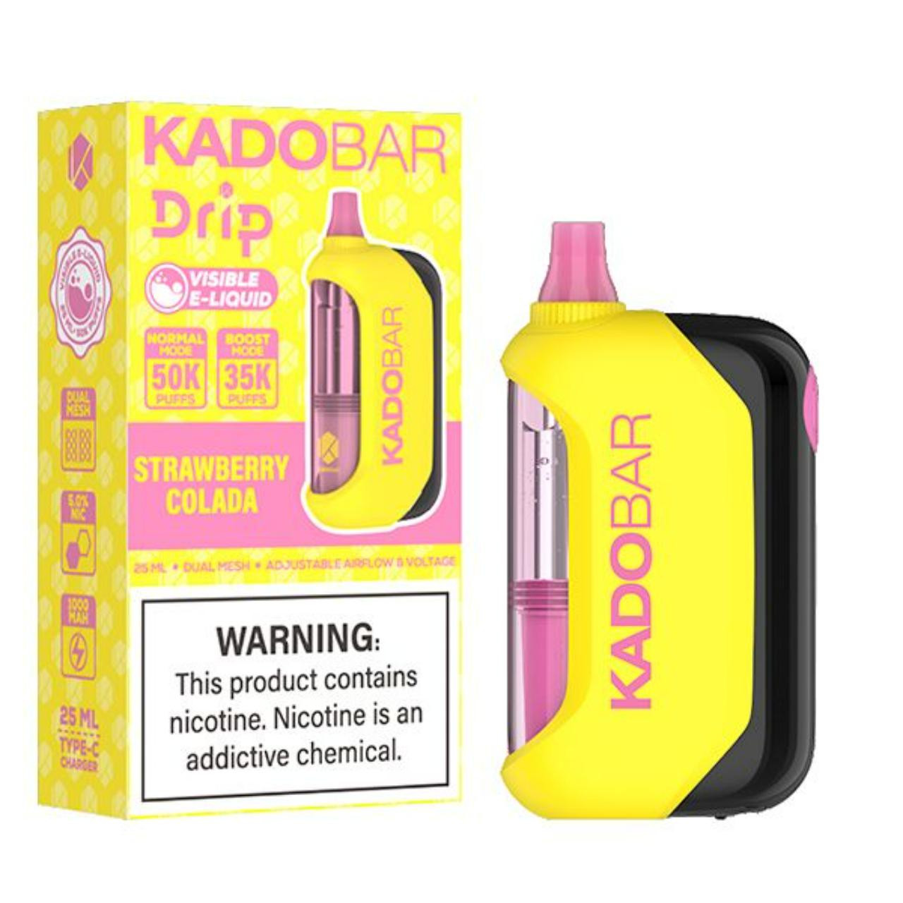 KadoBar Drip Disposable – 50,000 Puffs of Flavor