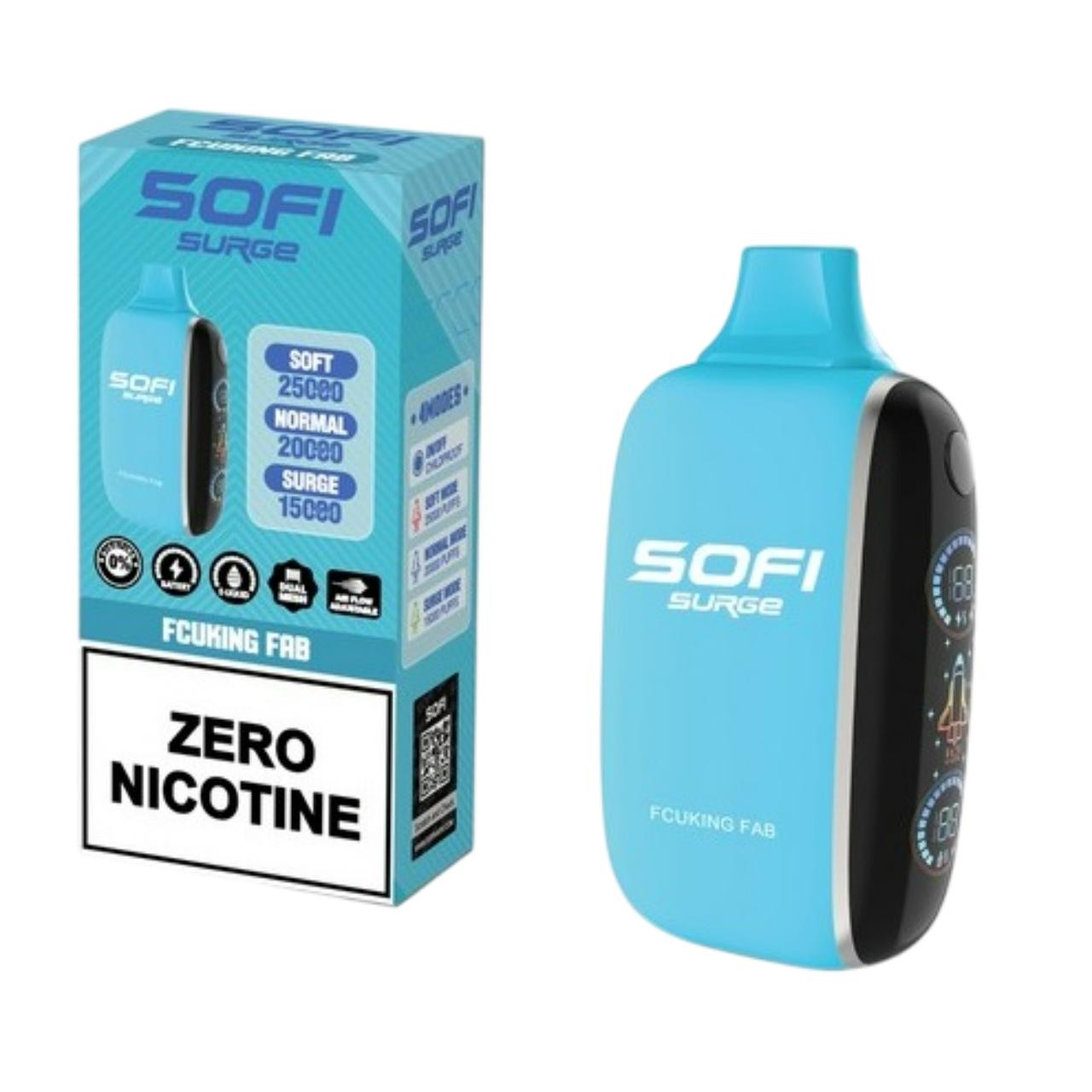 cheap nicotine vape Sofi Surge Zero 25,000 Puff Disposable FDA Authorizes First Menthol vaporesso xros 5 kit Flavor:Grape Cloud