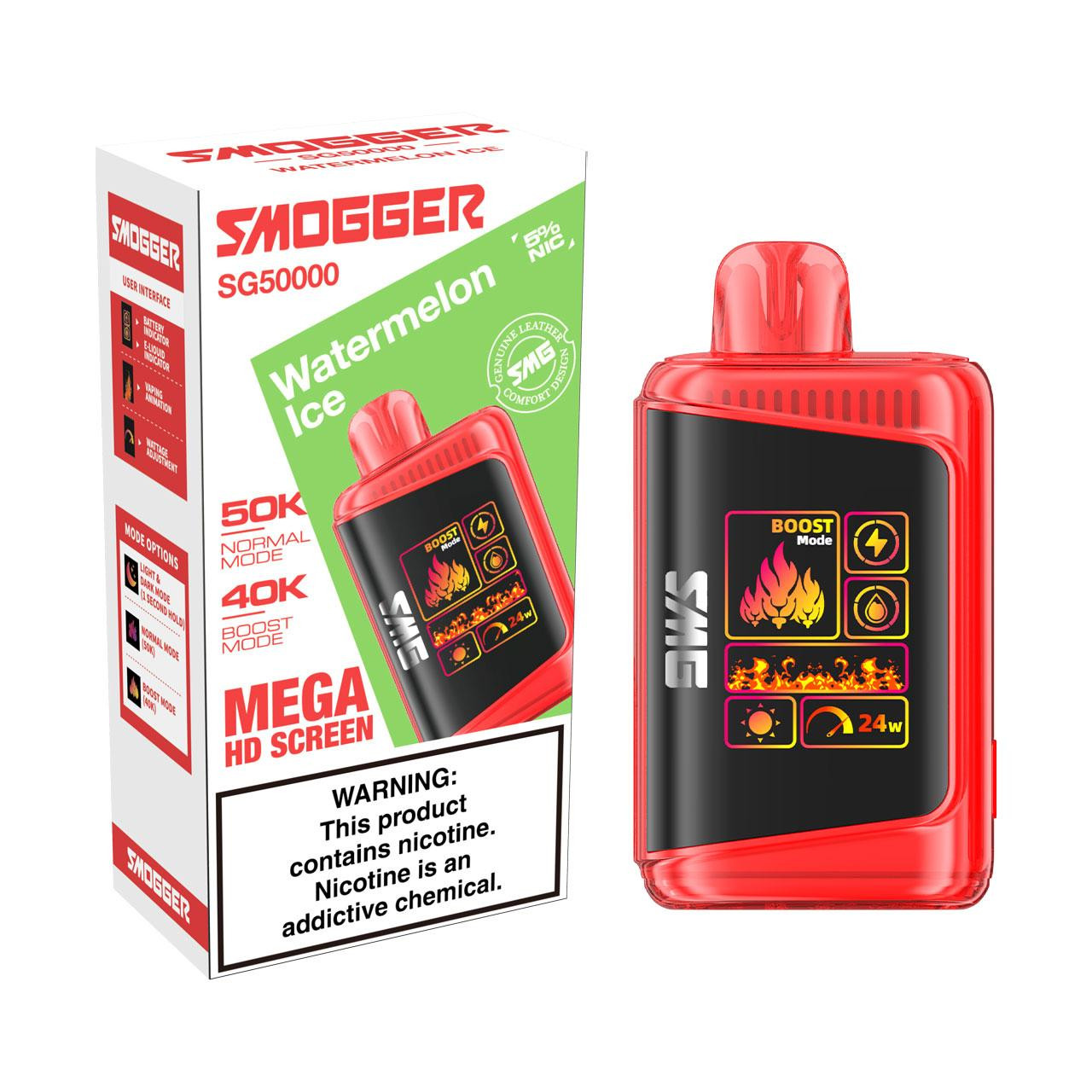 Shop Smogger SG50000 Disposable  50,000 Puffs | ECigMafia