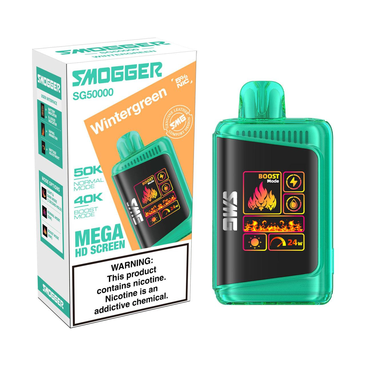 wintergreen vape disposable Wintergreen Vape Disposable Foger Bit 35K - Wintergreen Disposable - .99  RAZ LTX25000 25K Puffs Disposable Vape 25000 main image 1