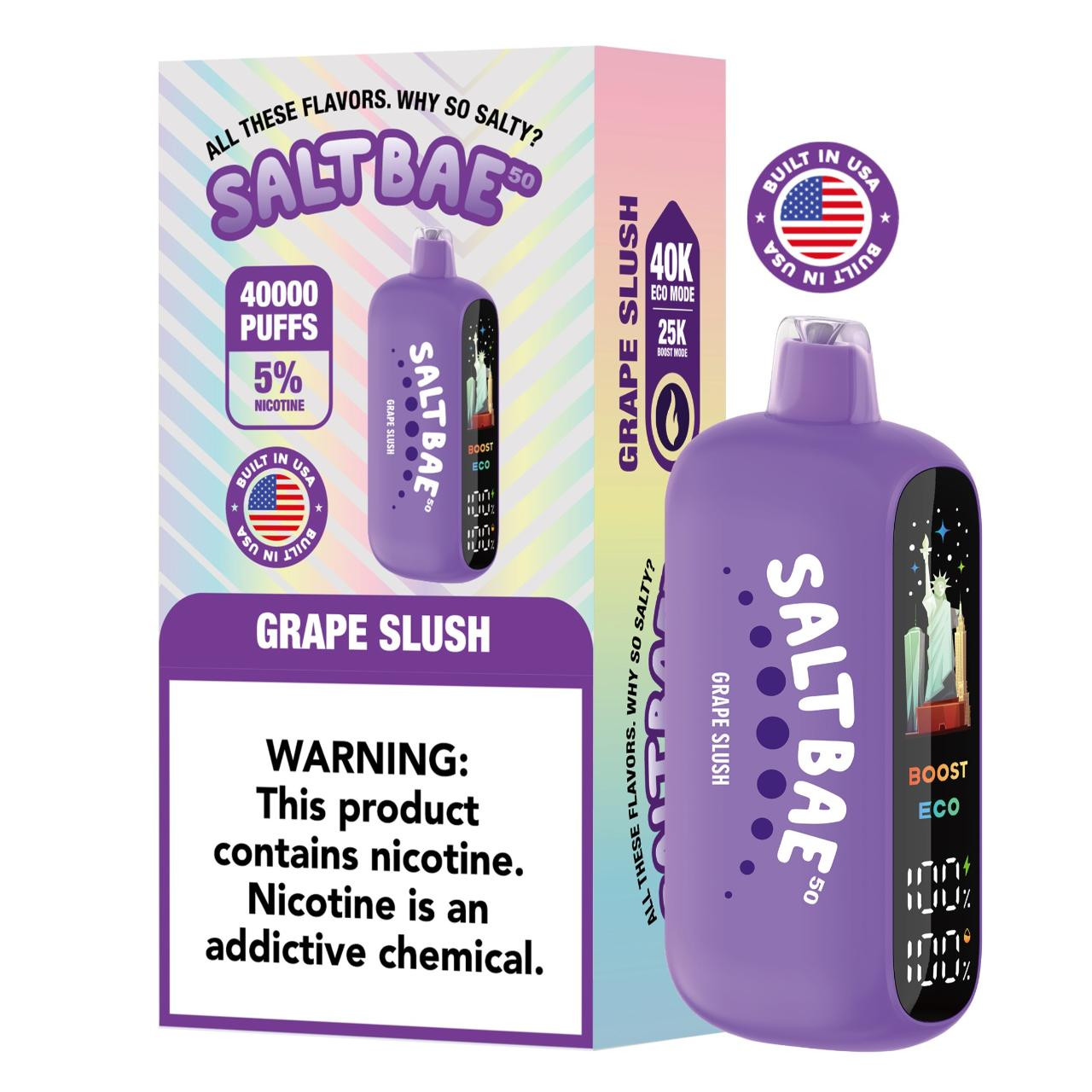 Salt Bae 50 Disposable  40,000 Puffs | ECigMafia Vape