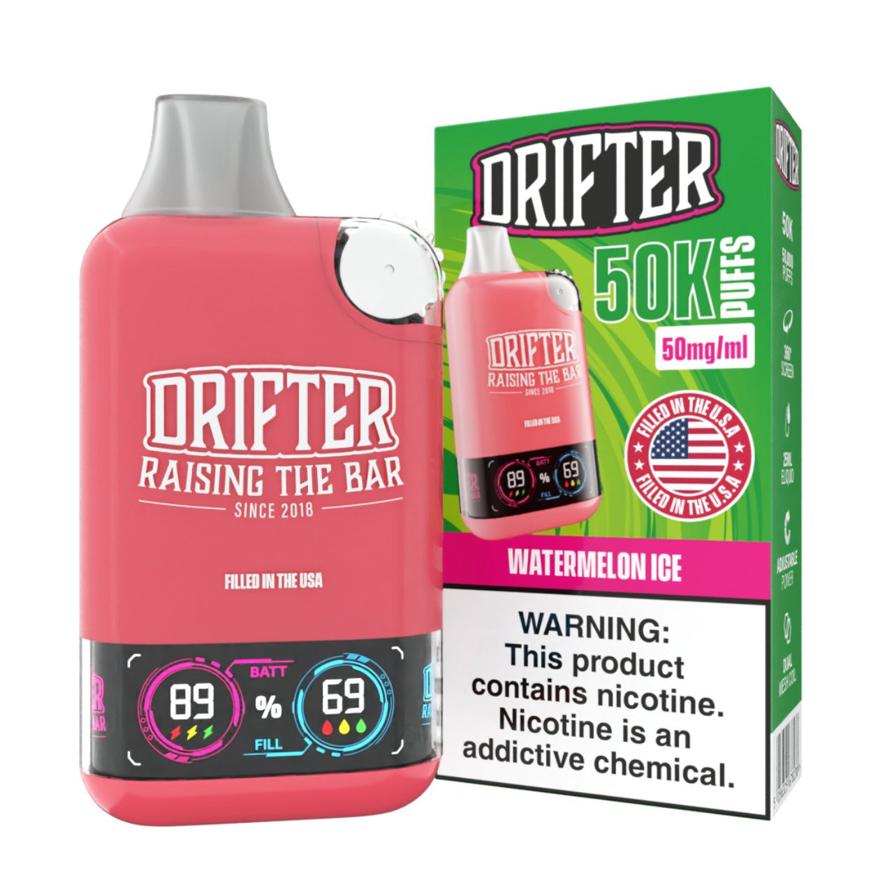 Get Drifter Bar Disposable 50000 Puffs | Ultimate Vape Device