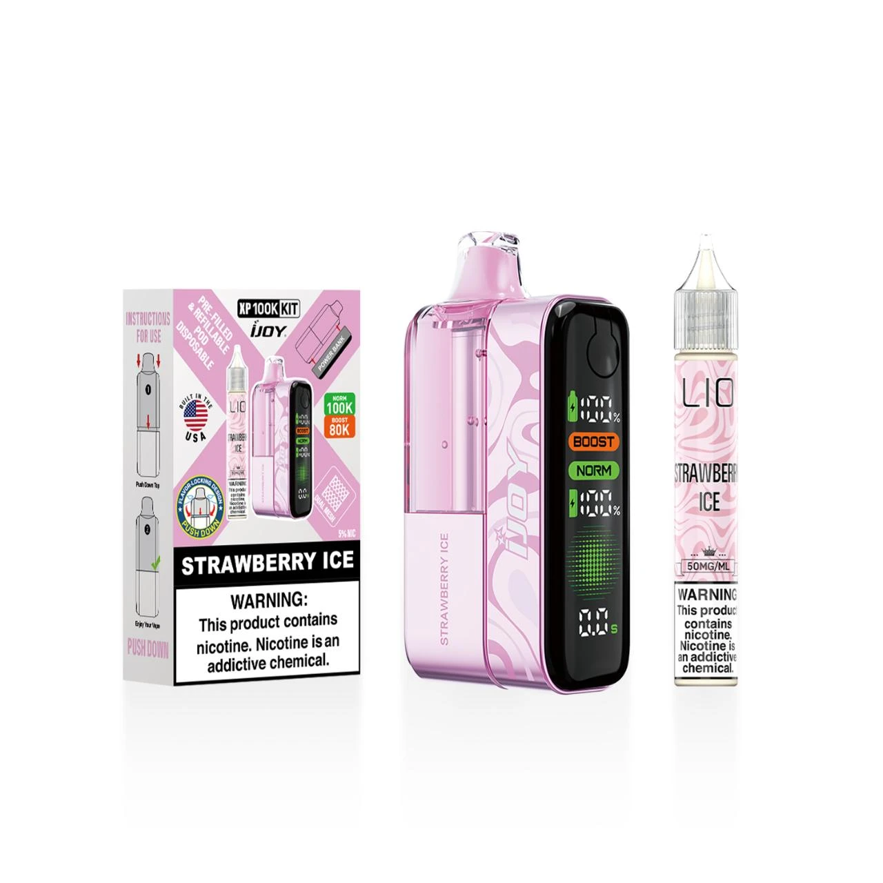 pink vape disposable BC5000 Pink & Blue Lemonade Disposable Vape main image 0