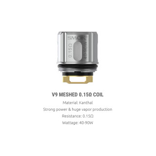 SMOK TFV9 Replacement Coils (Mesh 0.15Ohm)