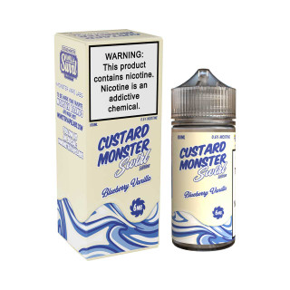Custard Monster Swirl Edition Blueberry Vanilla 100ml E-Liquid