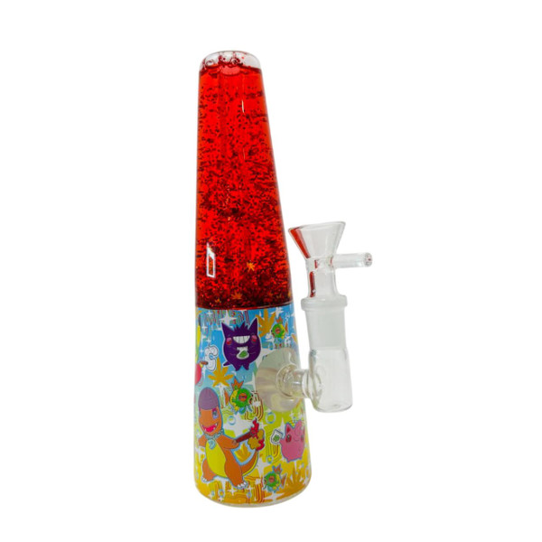 Dabtized Lava Smoke Glycerin Water Pipe W Led Pocket Monsterz