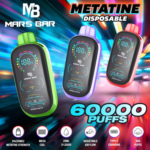 Mars Bar Metatine Disposable (60000 Puffs)