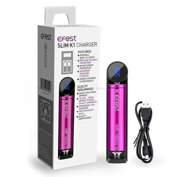 efest slim k1 intelligent charger