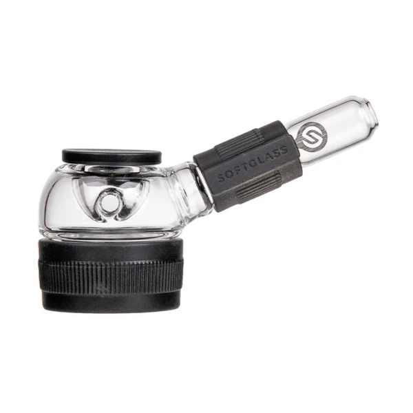 Soft Glass Core Hand Pipe-Onyx