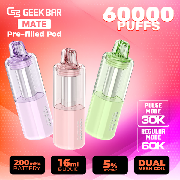 Geek Bar Mate 60K Pre-filled Replacement Pod (Pack of 1