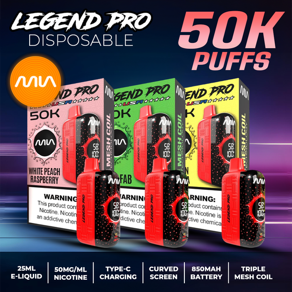 MIA Legend Pro Disposable (50000 Puffs)