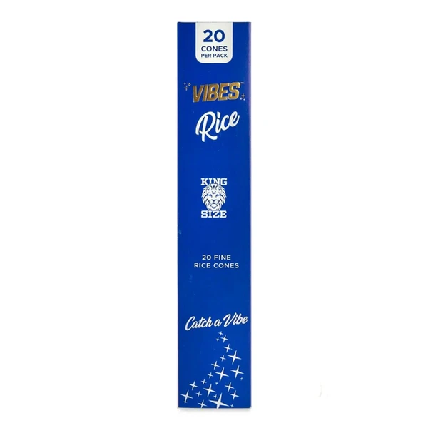 VIBES KING SIZE CONES 1PK-20CT RICE