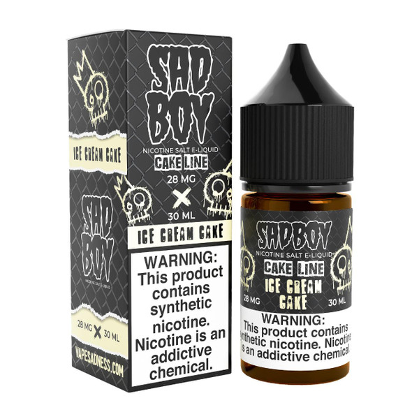SadBoy CakeLine Ice Cream Cake Synthetic Nicotine 30ml Salt E-Juice 28MG