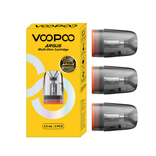 VooPoo Argus Multi-Ohm Replacement Pod Cartridge - 3PK