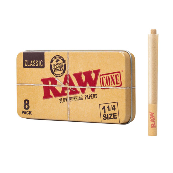 Raw 1-1/4 Cones 1PK-8CT Classic