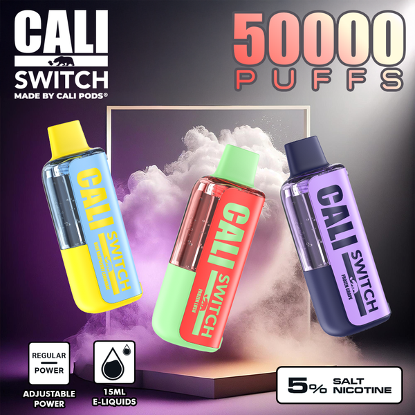 Cali Switch 50K Pre-filled Replacement Pod  Pack of 1