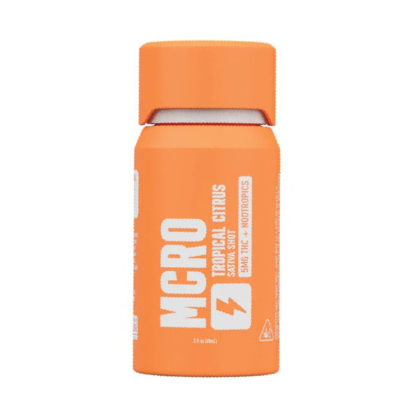 MCRO THC Energy Shots 5MG - Tropical Citrus Sativa