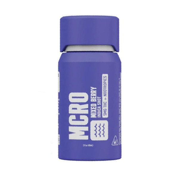 MCRO THC Chill Shots 5MG - Mixed Berry Indica