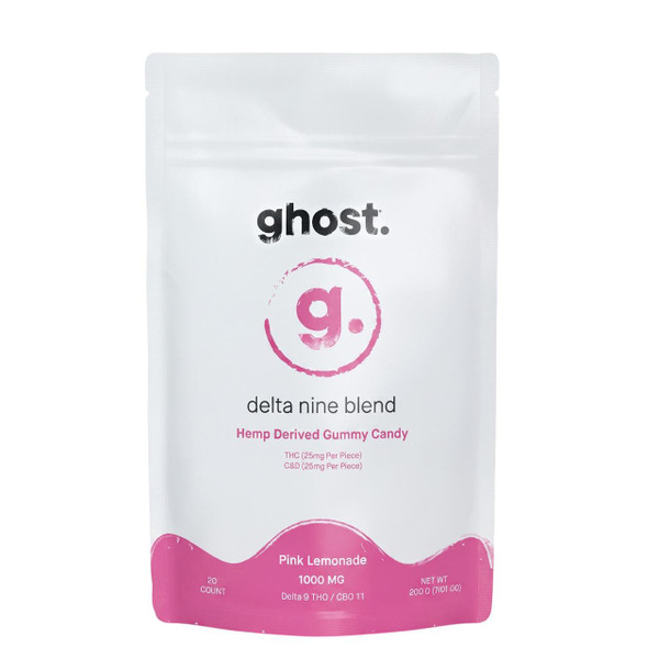 Ghost Delta Nine Blend Gummies 1000MG Pink Lemonade