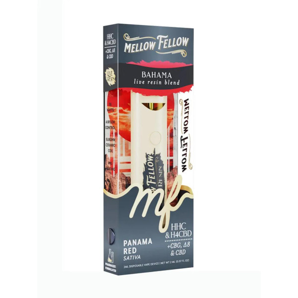Mellow Fellow Bahama Live Resin Blend Disposable 2ML Panama Red Sativa