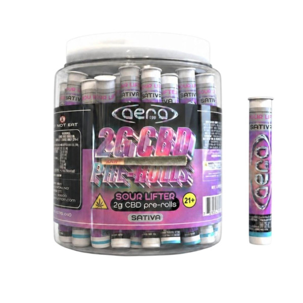 AERA CBD PreRolls 2G-30CT Sour Lifter Sativa