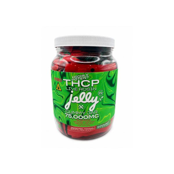 Jelly Highly Potent THCP Gummies Jar 75000MG WATERMELON HAZE