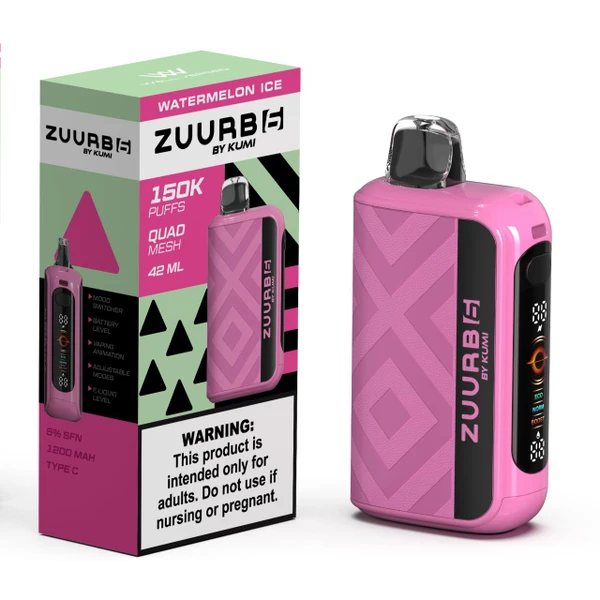 Zuurb 6 by KUMI 150K Puff Disposable WATERMELON ICE