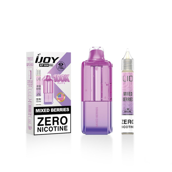IJoy XP100K 15ml Bottle Zero Nicotine Pre-filled Replacement Pod – 1PK mixed berries
