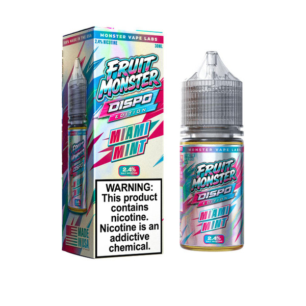 Fruit Monster Miami Mint Dispo Edition Salt 30ml E-Juice