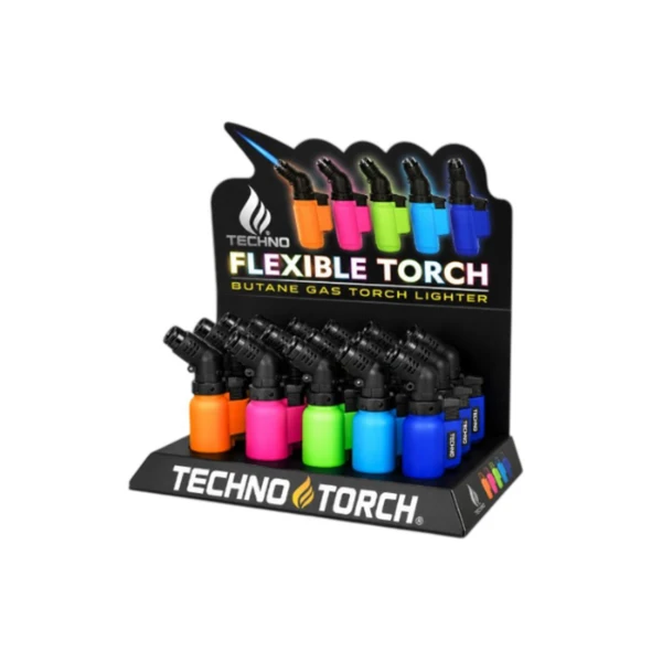 Techno Butane Lighter- Slant Torch Lighter In Gift Box Single Device