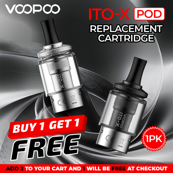 VooPoo ITO-X Replacement Pod (Pack of 1) - Buy 1 Get 1 Free