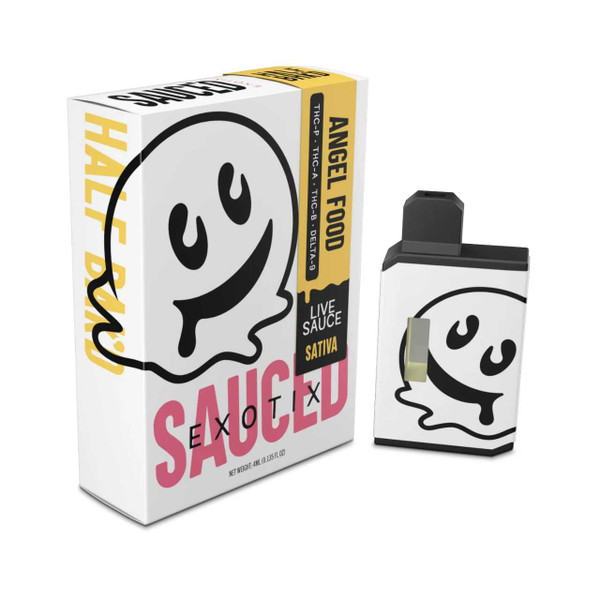 Half Bak'd Sauce'D Exotix THC-P Disposable - 4G Angel Food
