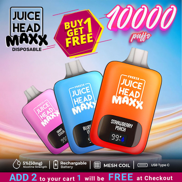 Juice Head Maxx Disposable (10000 Puffs) - Buy 1 Get 1 Free