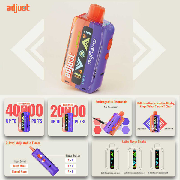 Adjust MyFlavor 40K Disposable