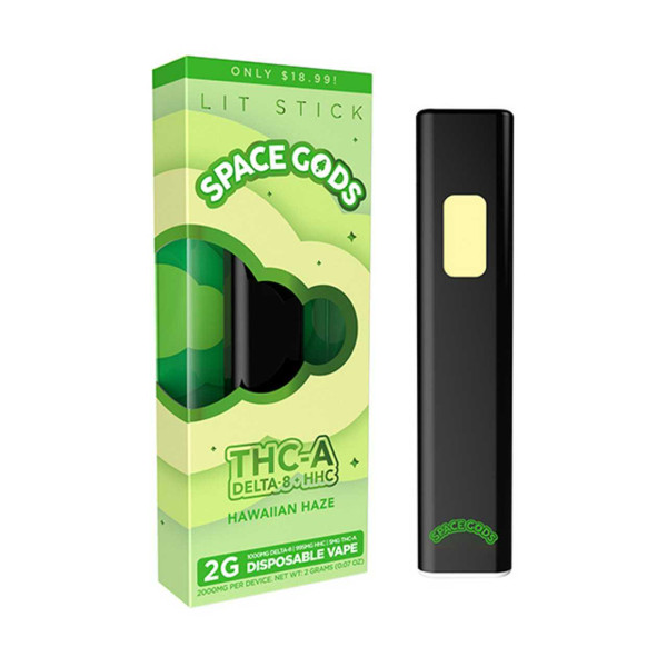 Space Gods Lit Stick THC-A Disposable - 2G Hawaiian Haze