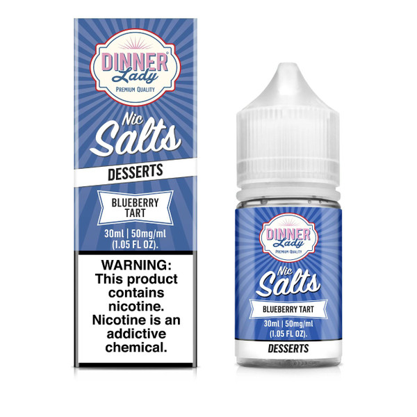 Dinner Lady Salts Blueberry Tart 30ml E-Juice 50mg