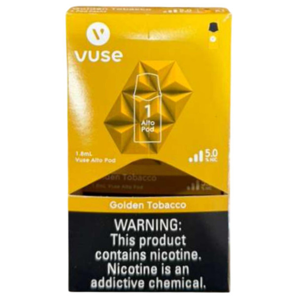 Vuse Alto Prefilled Replacement Pod 1.8ML - 1PK Golden Tobacco