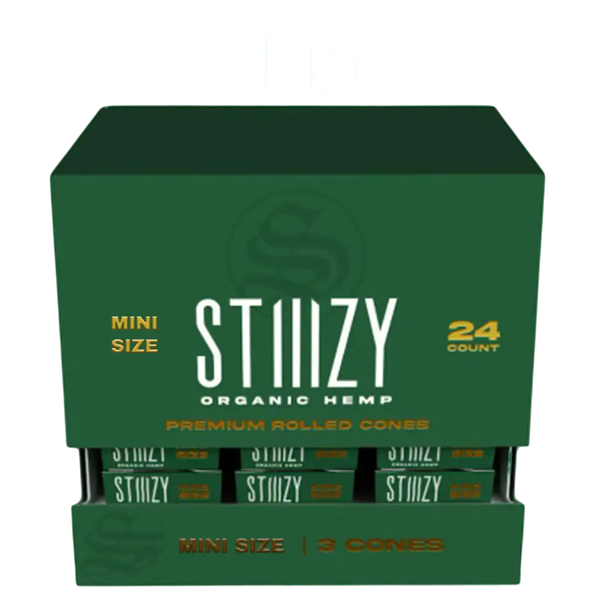 Stiiizy Premium Rolled Cones Mini Size -  24 Count